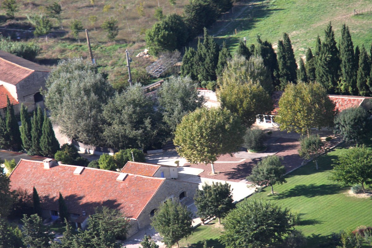 Le Mas La Mourade - Vue du ciel.